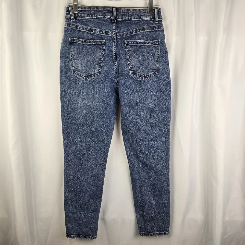 Primark Cares Denim Co Distressed Denim Ankle Jeans Womens Size 8